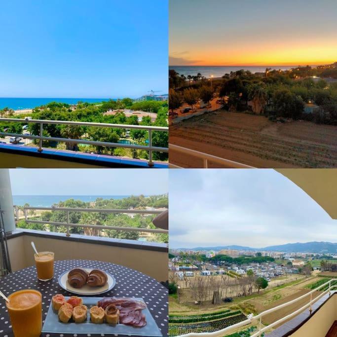 Apart. Pineda De Mar-Sea And Mountains Views Luaran gambar